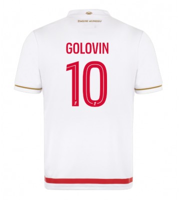 AS Monaco Aleksandr Golovin #10 Hjemmebanetrøje 2025-26 Kortærmet